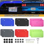 Car Front Rear Bumper License Plate Covers Set Protector Screw Kit Anti-scratch New. Price: $14.99.