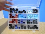 Auto Conditioner Valve Caps Repair Kit R134 R12 Dust Cover - 88 Pc New. Price: $25.00.