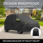 Waterproof Car Cover With Hook For Suzuki Alto Inner Cotton Black 375X148X143CM New. Price: $72.65.