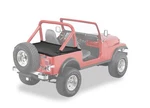Bestop 90005-15 Duster Deck Tonneau Cover Black Denim For 80-91 Jeep Wrangler Cj New. Price: $215.15.