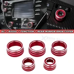 5X Red Console Radio Volume Rear Mirror Knob Cover For Toyota Camry 2018-2020 New. Price: $14.99.
