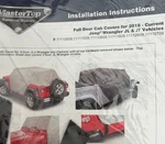 Mastertop Full 4DOOR Cab Cover For 2020-2026 Jeep Gladiator Jt Gray #11110709 New. Price: $79.99.