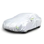 Amazon Basics Silver Waterproof Car Cover Peva W/ Cotton Lining Sedan Up 170" New. Price: $54.99.