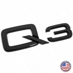 Audi Q3 Gloss Black Rear Letter Liftgate Nameplate Trunk Emblem Badge Sport New. Price: $15.99.