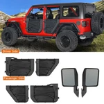 Hooke Road Tube Half Doors + Mirrors Fit 18-25 Jeep Wrangler Jl Gladiator Jt New. Price: $359.99.