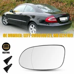 Mirror Glass For 2003-2005 Mercedes Benz CLK320 Heated Driver Side MB1324109 Lh New. Price: $17.09.