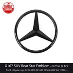 X167 For Mercedes Gloss Black Star Emblem Rear Trunk Lid Badge Amg GLS63 New. Price: $36.95.