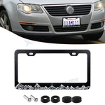 Mountain Metal Car Front Bumper License Plate Covers Protector Kit Anti-scratch New. Price: $13.89.