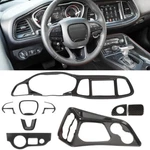 9X Carbon Fiber Set Center Console Dash Cover Trim Kit For Dodge Challenger 15+ New. Price: $122.31.