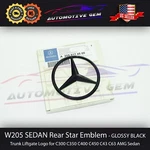 W205 Sedan Mercedes Gloss Black Star Emblem Rear Trunk Lid Logo Badge Amg C300 New. Price: $32.99.