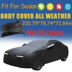 For Lexus ES300H ES350 Full Car Cover All Weather Snow Uv Ressistant Protection New. Price: $34.99.