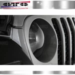 For 18-20 Jeep Gladiator Jt Wrangler Jlu Headlight Covers Carbon Fiber Look New. Price: $117.21.