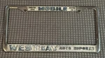 Rare Westbay Auto Imports Mobile Alabama License Frame Porsche Vw Audi Mazda Used. Price: $74.99.