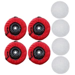 Tyre Cases For Red 420D Black 600D Bags W/ Handheld Dust Cover New 4PCS. Price: $28.62.