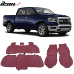 For 09-23 Dodge Ram 1500 2500 3500 Red Covers Pu Leather 5-SEATS Bench Pad New. Price: $84.85.