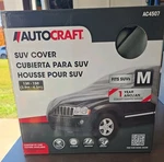 Autocraft Cover AC4507 Fits Medium Suv. 13 15 ' Brand New In Box. Price: $50.00.
