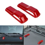 2PCS Red Engine Hood Hinge Cover For Jeep Wrangler Jlu Gladiator Jt 2018-UP New. Price: $29.89.