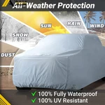 Silver Pickup Truck Cover M Xl Waterproof Sun Uv Rain Dust Protection Outdoor New. Price: $24.15.